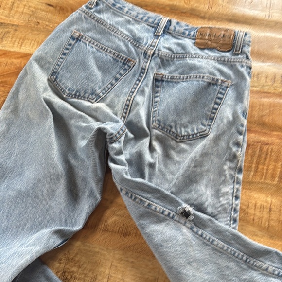Vintage straight leg Kirkland signature soft faded blue jeans size 4/6 - Picture 8 of 15